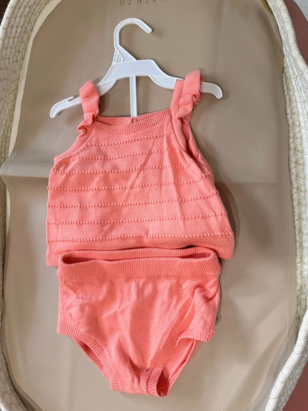2 for $10 Carter's Coral Knit Two-Piece Matching Set